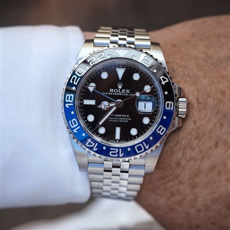 rolex gmt master 2 heren|Rolex GMT Master 2 batgirl.